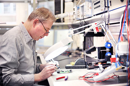 Hardware developer is developing a circuit board